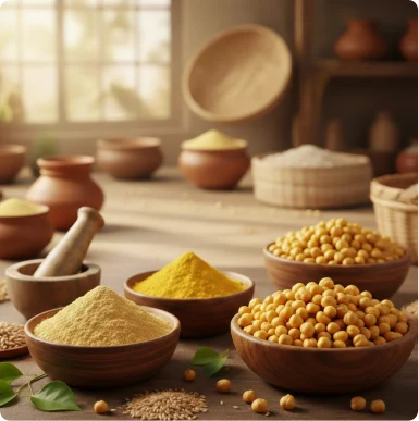 Sattu Powder Sattu, Besan aur Chana