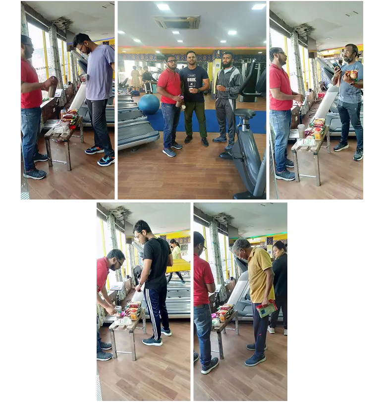 Promotional activity in gym